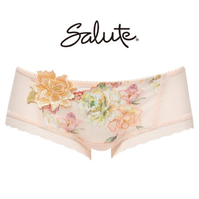 サルート Salute ワコール Wacoal ブラジャー ペアショーツ 21シリーズ ptj521 ボーイレングス ローライズ ヒップハング 花柄 フラワー ショーツ パンツ パンティ カラフル 下着 インナー ランジェリー セクシー ラグジュアリー