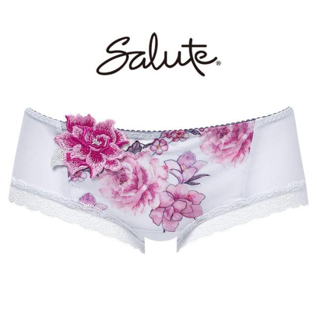 サルート Salute ワコール Wacoal ブラジャー ペアショーツ 21シリーズ ptj521 ボーイレングス ローライズ ヒップハング 花柄 フラワー ショーツ パンツ パンティ カラフル 下着 インナー ランジェリー セクシー ラグジュアリー