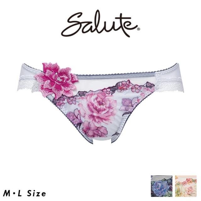 ワコール サルート Salute 21シリーズ ショーツ パンツ スーパービキニ スタンダード 刺繍 セクシー ランジェリー 勝負下着 花柄 フラワー柄