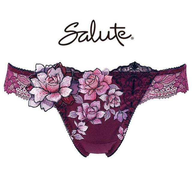 ワコール サルート Salute 23グループ 23G ptj423 ショーツ パンツ ソング タンガ Tバック Tback 花柄 フラワー柄 下着 インナー