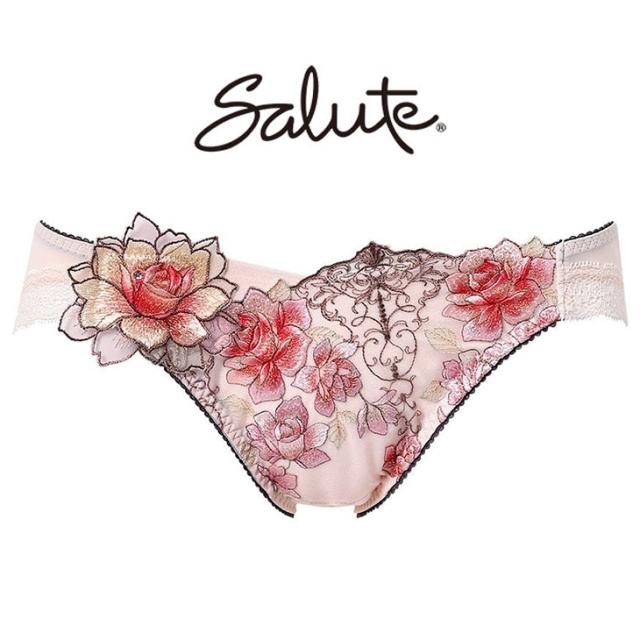 ワコール サルート Salute 23グループ  ショーツ パンツ スーパービキニ スタンダード 刺繍 セクシー ランジェリー 勝負下着 花柄 フラワー柄