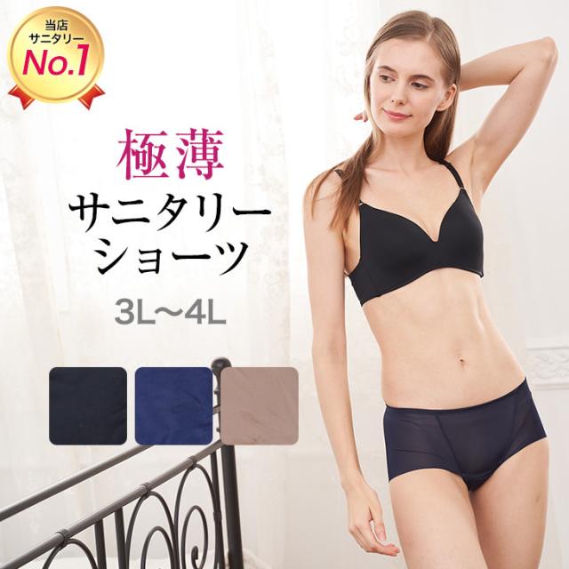 極薄 ノンストレス サニタリー ショーツ 生理用 響かない ヒップハング ローライズ 股上浅め ナイト用 デイリー用 昼用 夜用 多い日 レギュラー パンツ