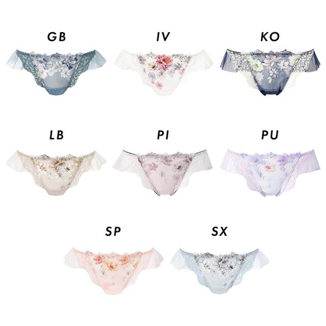 ワコール Wacoal ショーツ リボンブラ Tバックショーツ タンガ ソング 下着 インナー 花柄 Flower柄 フラワー柄 セール ランジェリー ペアショーツ パンツ