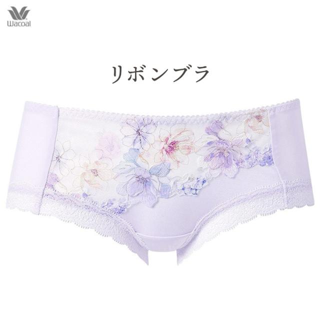 ワコール Wacoal ショーツ リボンブラ ボーイレングスショーツ ローライズ ヒップハング 下着 インナー 花柄 Flower柄 フラワー柄 セール ランジェリー パンツ リボンブラ