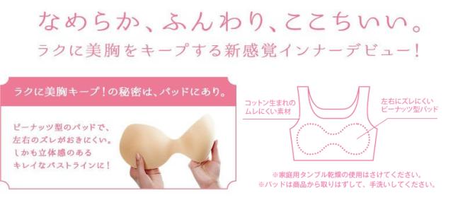 ワコール ハーフトップブラジャー GOCOCi ごこち CGG510