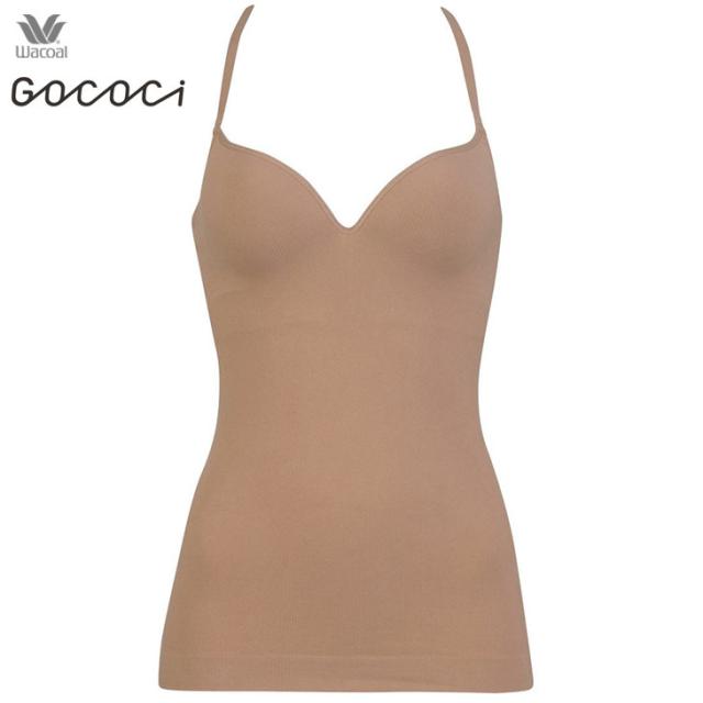 ワコール Wacoal GOCOCi ゴコチ ノンワイヤー ブラトップ リブ カップ付きインナー ブラキャミ ブラレット UGG122 MLサイズ