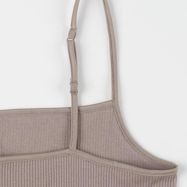 ワコール Wacoal Wing ウイング リブ キャミソール オーガニックコットン 綿の贅沢オーガニック ブラの凹凸が目立ちにくい 肌着 下着 EL1061