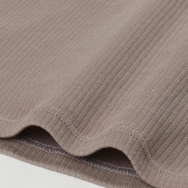 ワコール Wacoal Wing ウイング リブ タンクトップ オーガニックコットン 綿の贅沢オーガニック ブラの凹凸が目立ちにくい 肌着 下着 EL1161