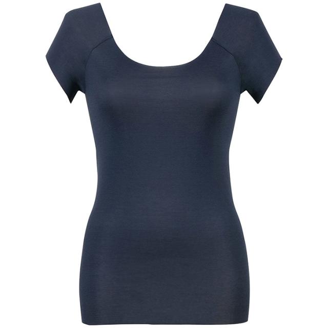 ワコール Wacoal Wing ウイング 綿の贅沢オーガニック フラットタイプ トップス（2分袖） ひびきにくく 薄くて軽い EL1248 吸汗速乾性 通気性 抗菌防臭性 フリーカッティング インナー 肌着