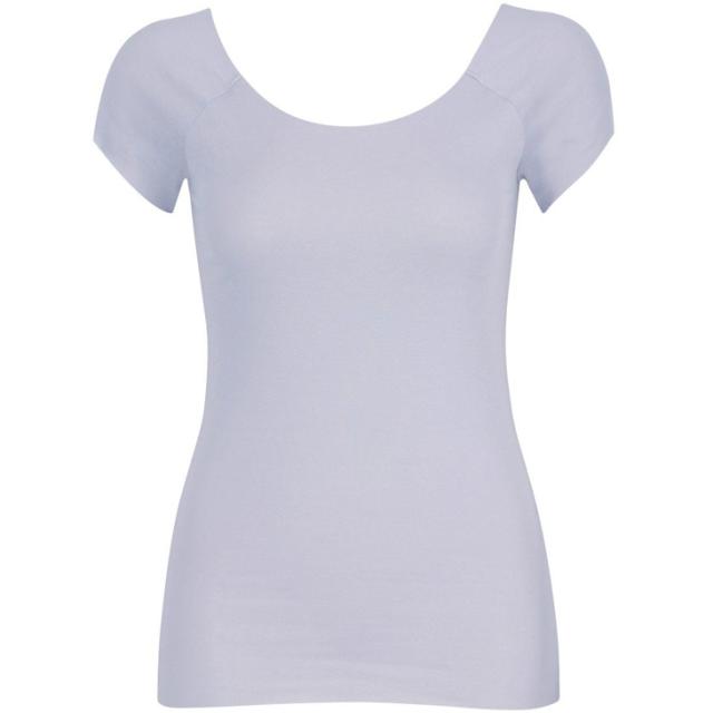 ワコール Wacoal Wing ウイング 綿の贅沢オーガニック フラットタイプ トップス（2分袖） ひびきにくく 薄くて軽い EL1248 吸汗速乾性 通気性 抗菌防臭性 フリーカッティング インナー 肌着