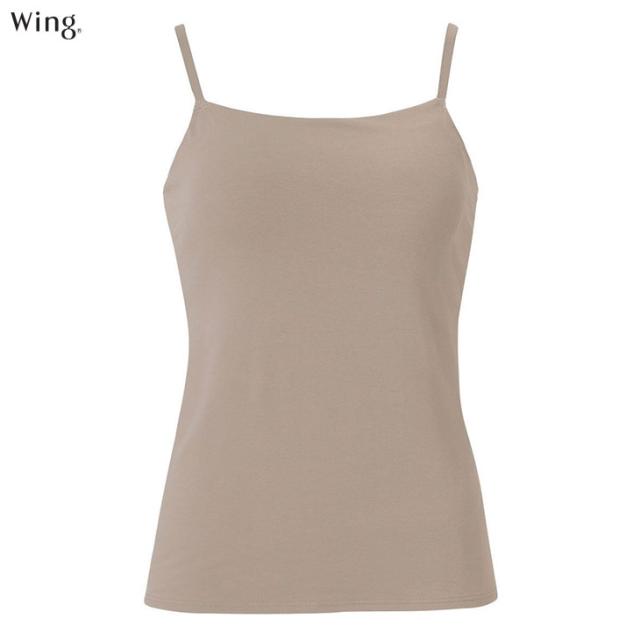  ワコール Wacoal Wing ウイング 綿混 シンクロブラトップ カップ付きインナー et1032 ブラキャミ