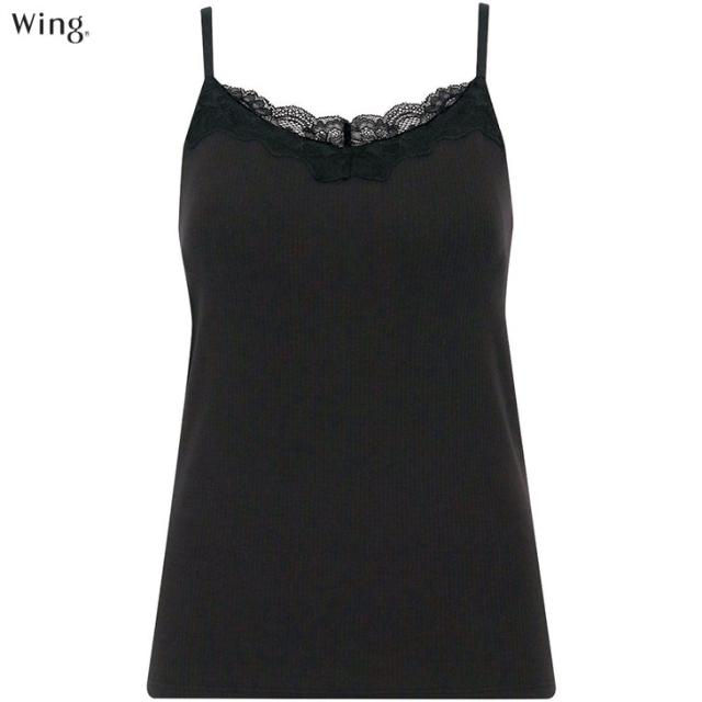  ワコール Wacoal Wing ウイング 綿混 リブ シンクロブラトップ カップ付きインナー et1083 ブラキャミ