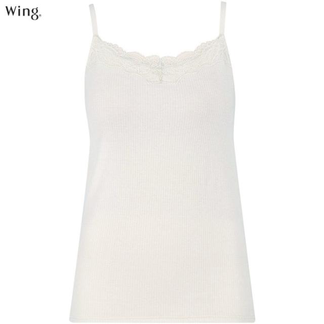  ワコール Wacoal Wing ウイング 綿混 リブ シンクロブラトップ カップ付きインナー et1083 ブラキャミ