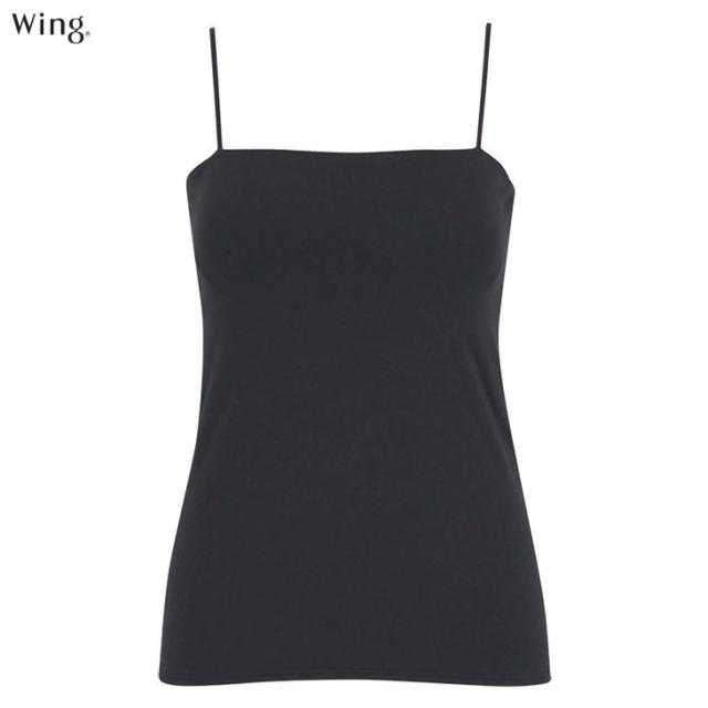  ワコール Wacoal Wing ウイング 綿混 リブ シンクロブラトップ カップ付きインナー et1093 ブラキャミ