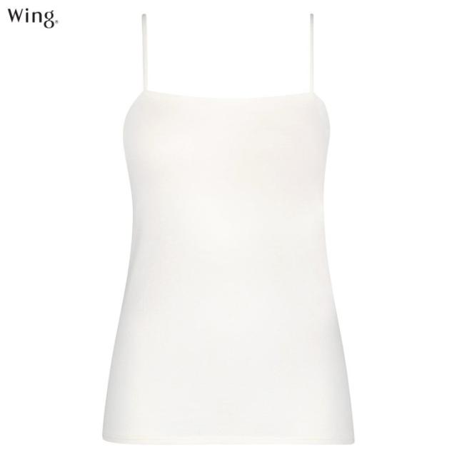  ワコール Wacoal Wing ウイング 綿混 リブ シンクロブラトップ カップ付きインナー et1093 ブラキャミ