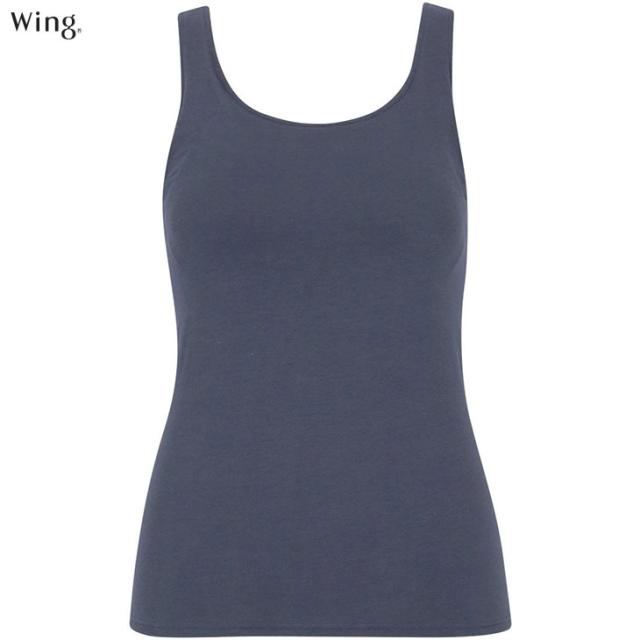  ワコール Wacoal Wing ウイング 綿混 シンクロブラトップ カップ付きインナー et1132 タンクトップ
