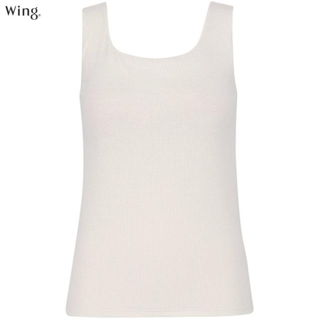 ワコール Wacoal Wing ウイング 綿混 リブ シンクロブラトップ カップ付きインナー et1173 ブラキャミ