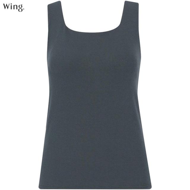  ワコール Wacoal Wing ウイング 綿混 リブ シンクロブラトップ カップ付きインナー et1173 ブラキャミ