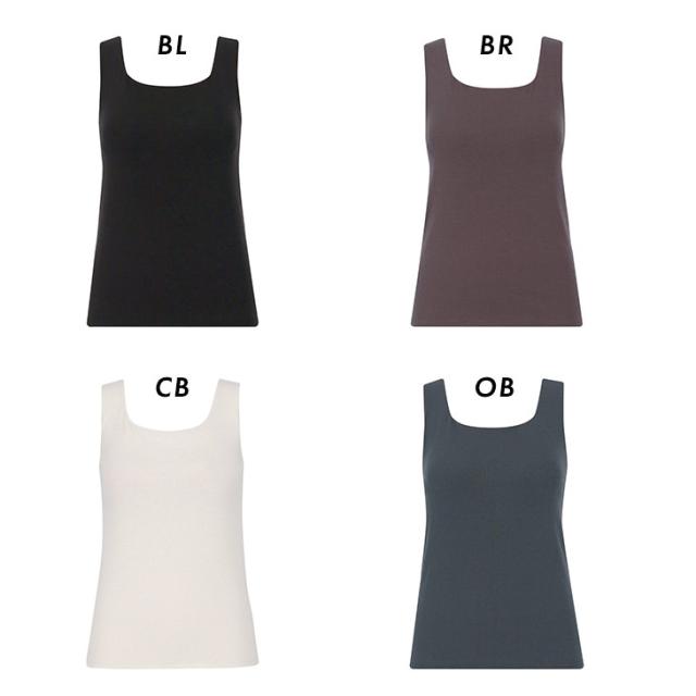 ワコール Wacoal Wing ウイング 綿混 リブ シンクロブラトップ カップ付きインナー et1173 ブラキャミ