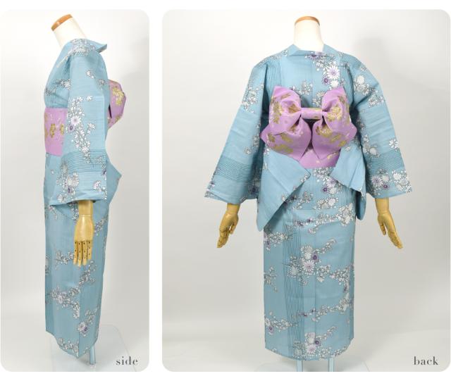 浴衣 セット レディース 夏用 2WAY キャミ ワンピース 浴衣 作り帯 2点