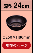 ルクスパン 深型フライパン24cm