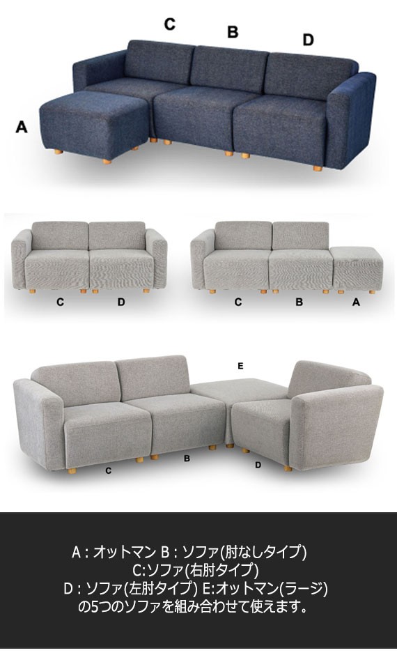 好評人気 CUBESOFA カウチ グレー ネイビー シンプル の通販はau PAY マーケット - GREEN GREEN|商品ロットナンバー キューブソファ Aタイプ オットマン (sofa ソファー ファブリック 組み合わせ L字 コーナー 在庫安い