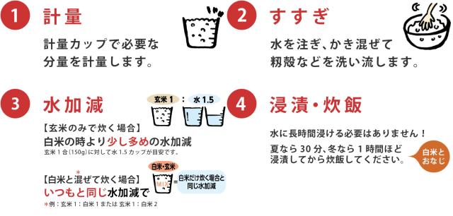 発芽玄米炊き方