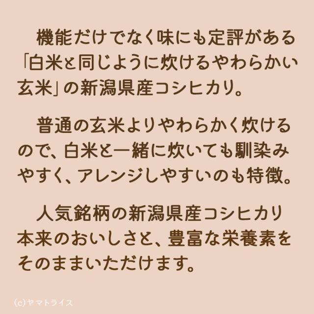 やわらかい玄米えちご上越