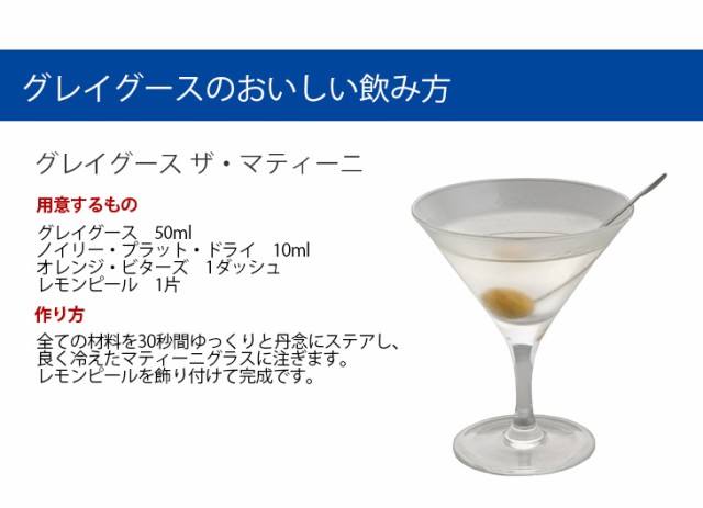 飲み方　グレイグースザ・マティーニ