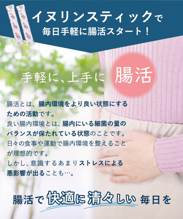 水溶性食物繊維 イヌリンスティック