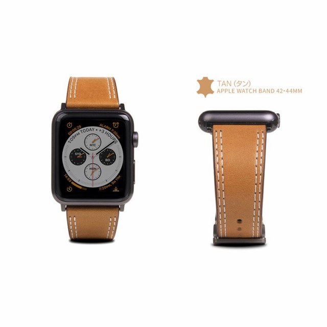 国産即納 Apple Watch バンド 本革 Series 1/ 2/ 3 (42mm)、Series 4 （44mm）対応 SLG Design Italian Temponata Leather お取り寄せの通販はau PAY マーケット - Select Option｜商品ロットナンバー：358814101 定番HOT