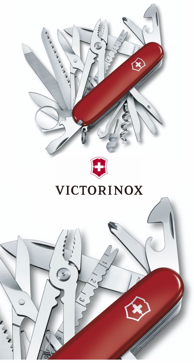 VICTORINOX ナイフ 万能ナイフ ビクトリノックス スイスチャンプ マルチツール コンパクト 多機能 折りたたみ アウトドア 1.