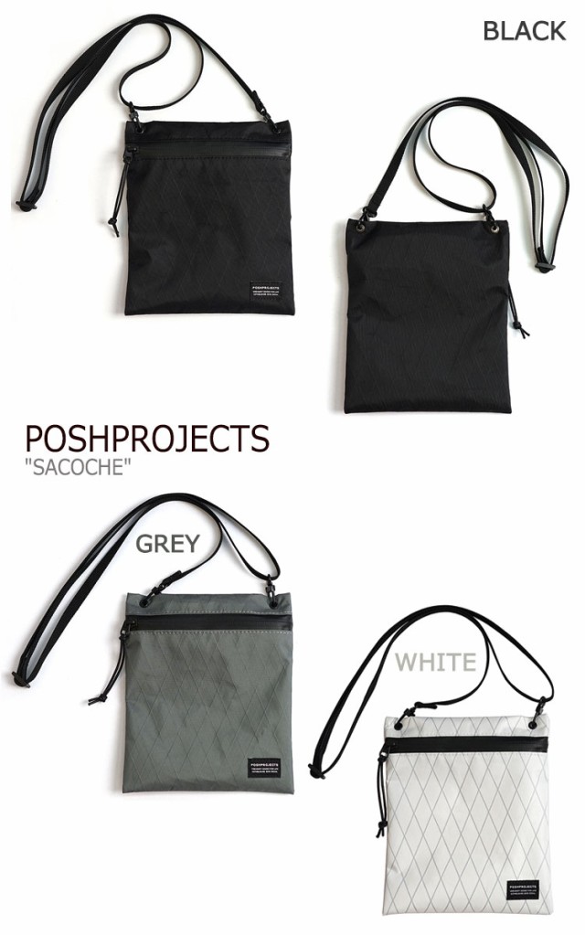 国産高品質 ポッシュプロジェクト サコッシュバッグ POSHPROJECTS メンズ レディース SACOCHE サコッシュ 全5色 X101 バッグの通販はau PAY マーケット - Select Option|商品ロットナンバー:410856934 最新作通販