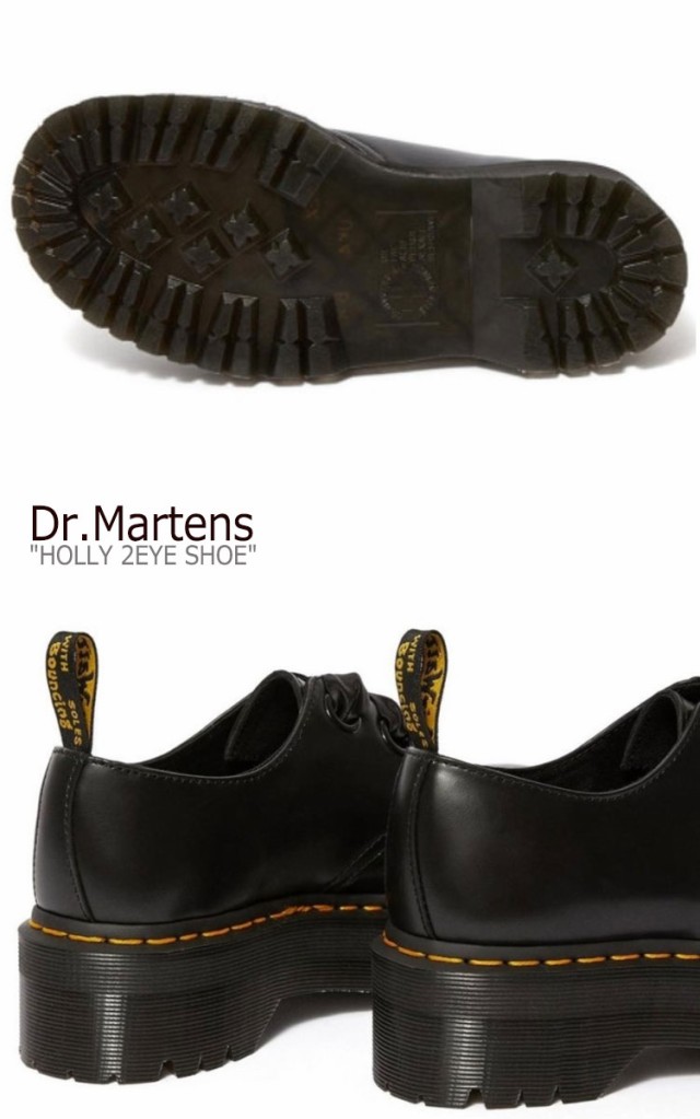 ドクターマーチン スニーカー 2eye Dr Martens シューズ Holly レディース 通販 ブラック シューズ Shoe Black 2ホール ホリー Macorp Cl