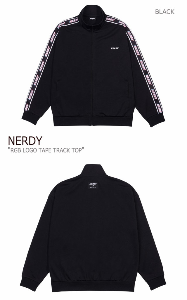 ノルディ ジップアップ NERDY RGB LOGO TAPE TRACK TOP RGB ロゴ