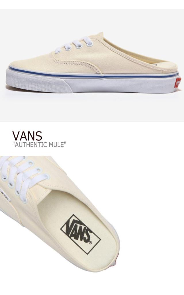 についての バンズ スニーカー Vans レディース メンズ Authentic Mule オーセンティック ミュール Beige ベージュ Vn0a54f7jtt シューズ の通販はau Pay マーケット Select Option 商品ロットナンバー カラー
