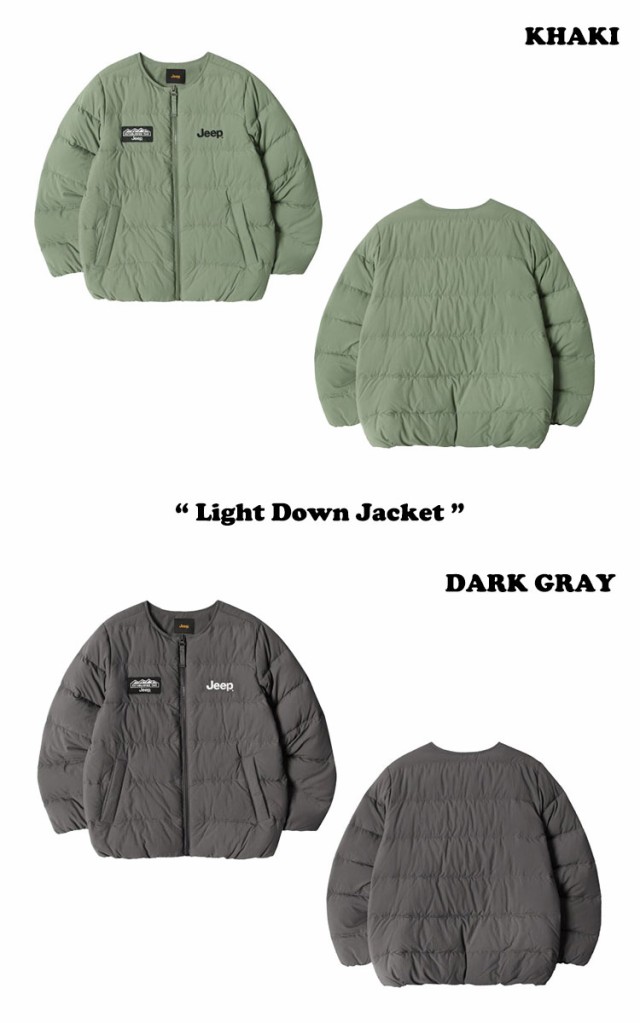 ジープ ダウン Jeep Light Down Jacket ライト ダウンジャケット 全4色 ...