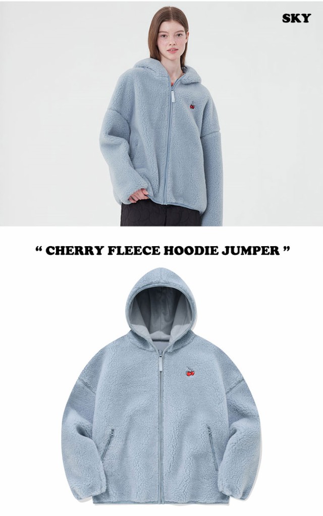 キルシー フリース KIRSH 正規販売店 CHERRY FLEECE HOODIE JUMPER