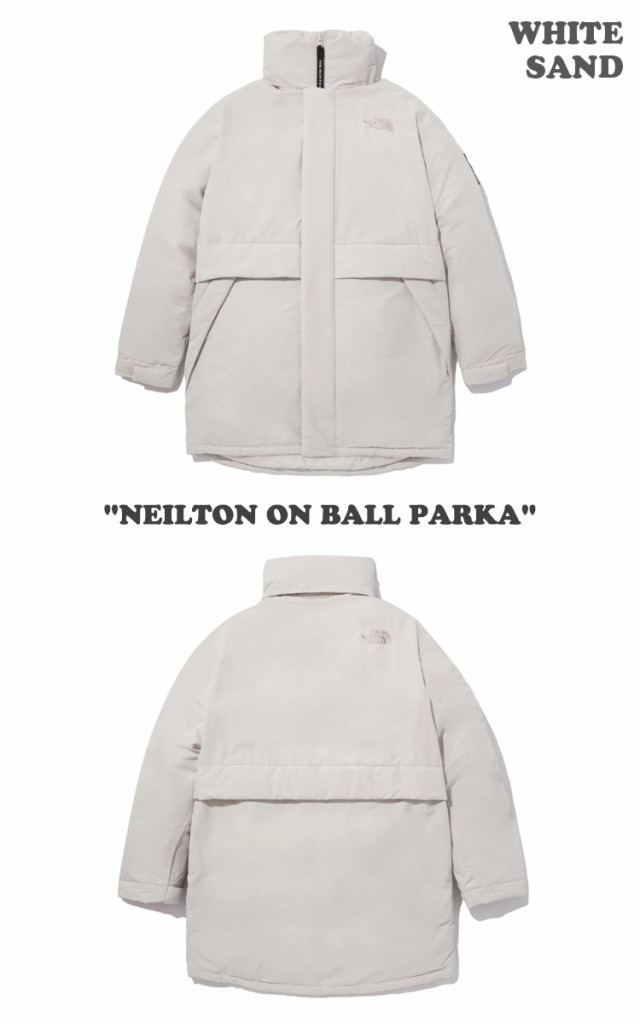 83cm肩幅WHITE LABEL NEILTON ON BALL PARKA ダウンジャケット ブラック フード付き