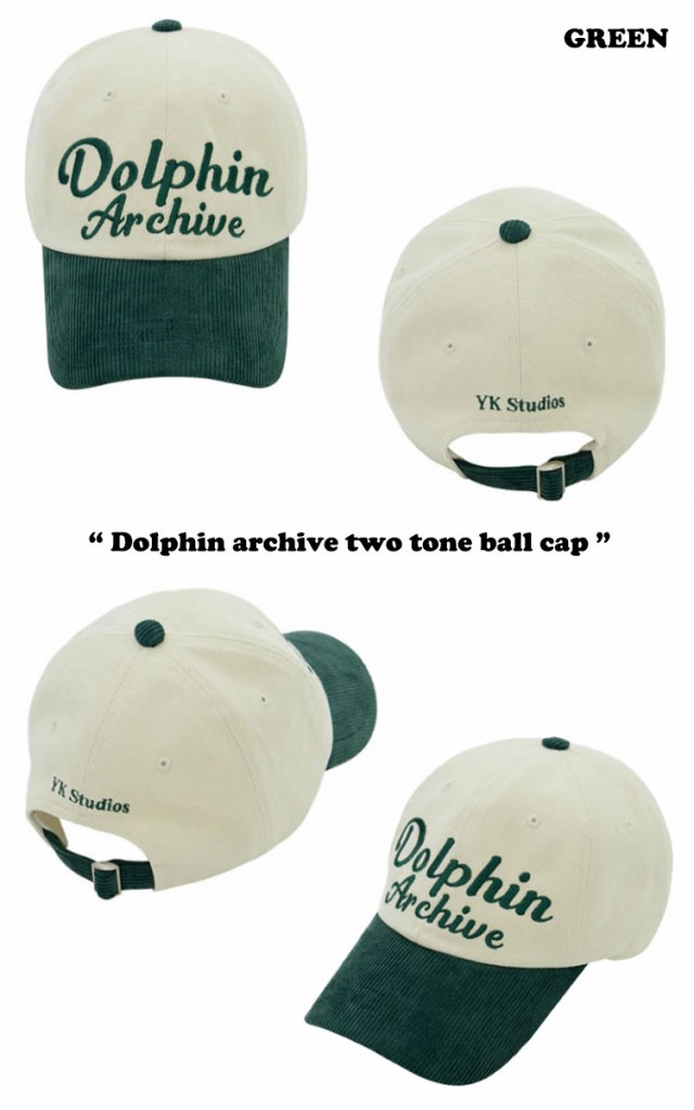 ワイケイ キャップ WAI KEI Dolphin archive two tone ball cap