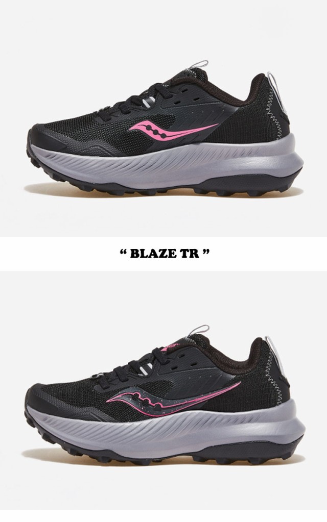 サッカニー スニーカー SAUCONY メンズ BLAZE TR ブレーズ TR BLACK