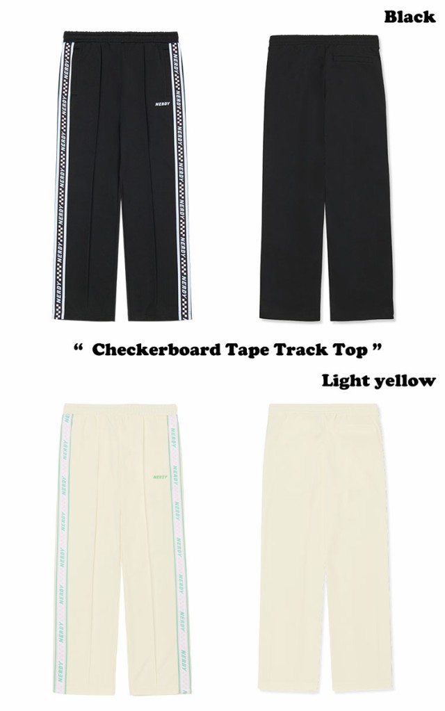 ノルディ ボトムス NERDY Checkerboard Tape Track Pants チェッカー