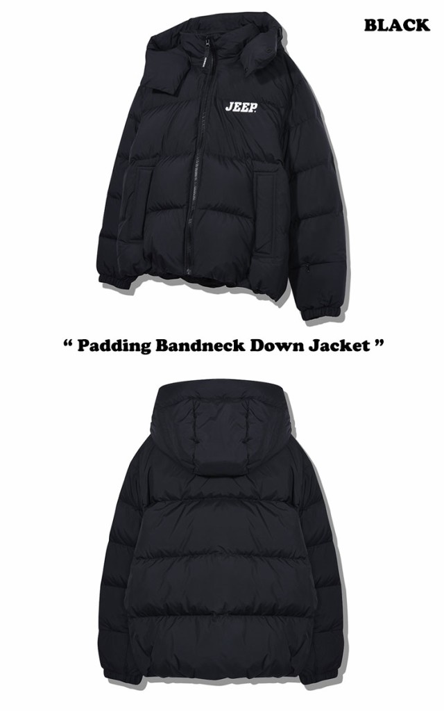 ジープ ダウンジャケット Jeep Padding Bandneck Down Jacket ぺディン