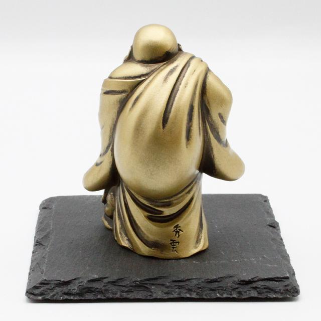 古美金色メッキの布袋様