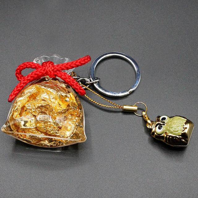 フクロウ（ふくろう、梟）のストラップ キーホルダー