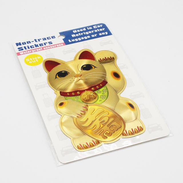 招き猫 ステッカー