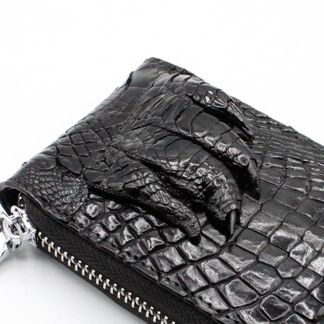 シャムクロコ 爪付き カードケース