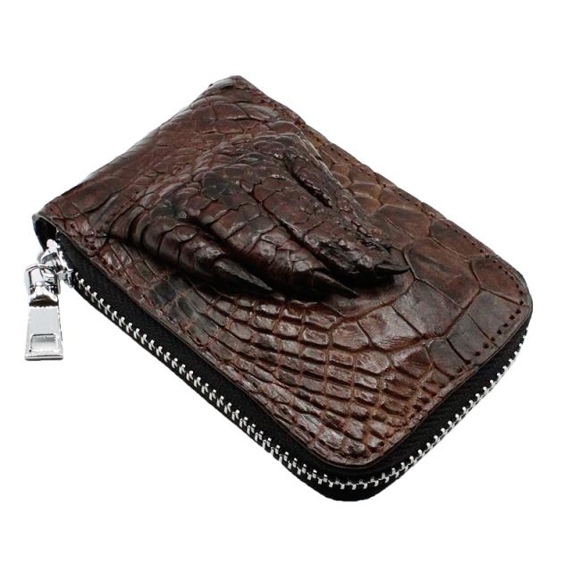 シャムクロコ 爪付き カードケース