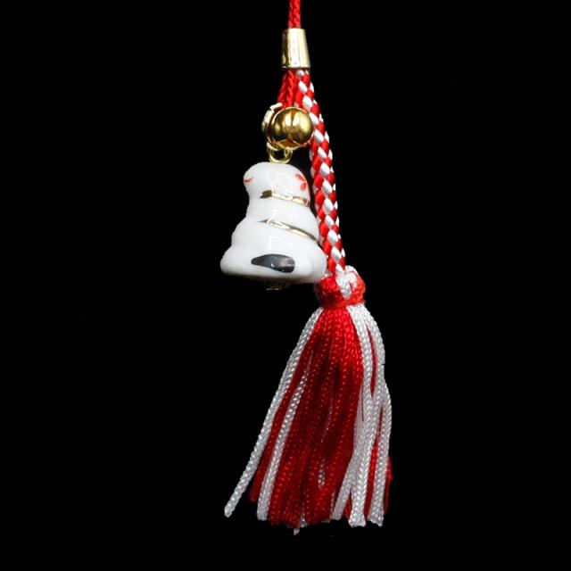 巳(蛇、へび)のストラップ キーホルダー