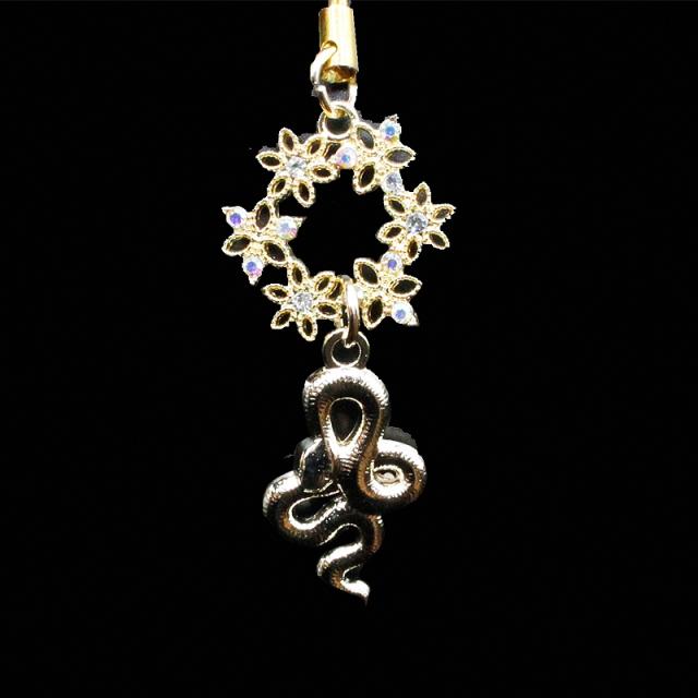 巳(蛇、へび)のストラップ キーホルダー